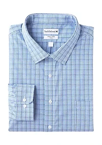 Men's Tall Plaid Dress Shirt