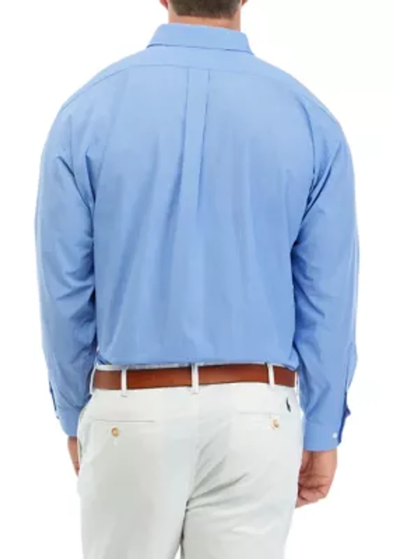 Men's Tall Grid Dress Shirt