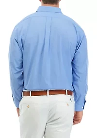 Men's Tall Grid Dress Shirt