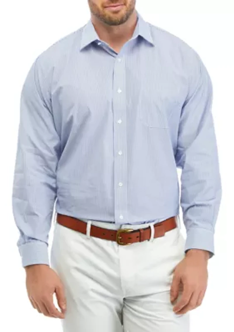 Men's Tall Striped Dress Shirt