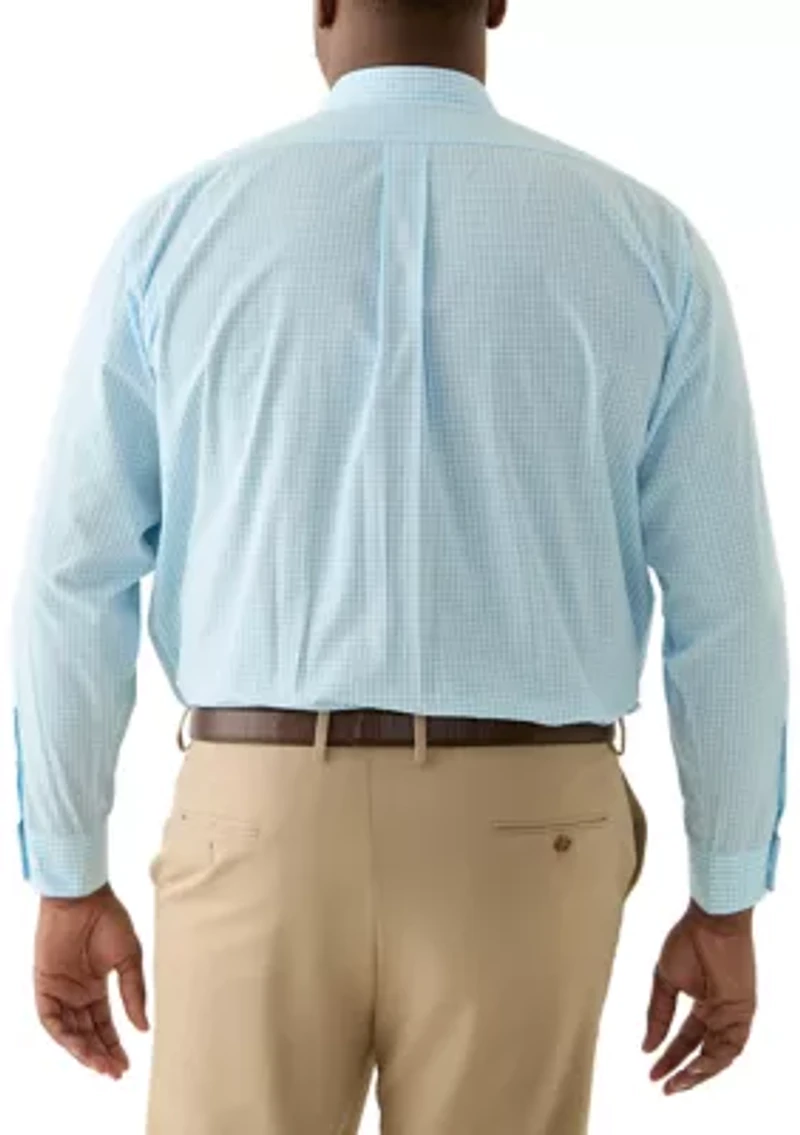 Men's Tall Fashion Yarn Dye Dress Shirt