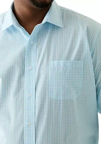 Men's Tall Fashion Yarn Dye Dress Shirt