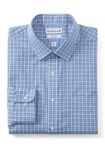 Men's Tall Fashion Yarn Dye Dress Shirt