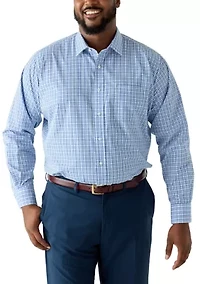 Men's Tall Fashion Yarn Dye Dress Shirt