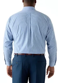Men's Tall Fashion Yarn Dye Dress Shirt