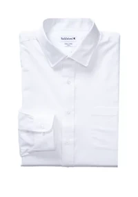 Big & Tall Long Sleeve Easy Care Stretch Collar Dress Shirt