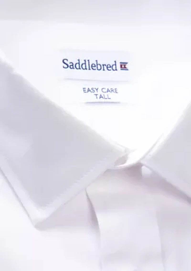 Big & Tall Long Sleeve Easy Care Stretch Collar Dress Shirt