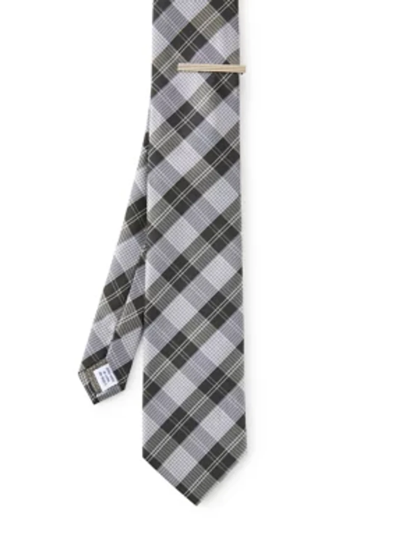 Big & Tall Tie Hanky Bar Set