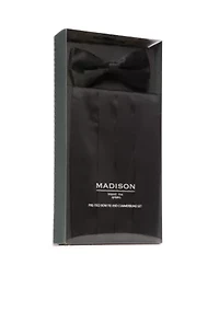 Pre-Tied Cummerbund And Bow Tie Set