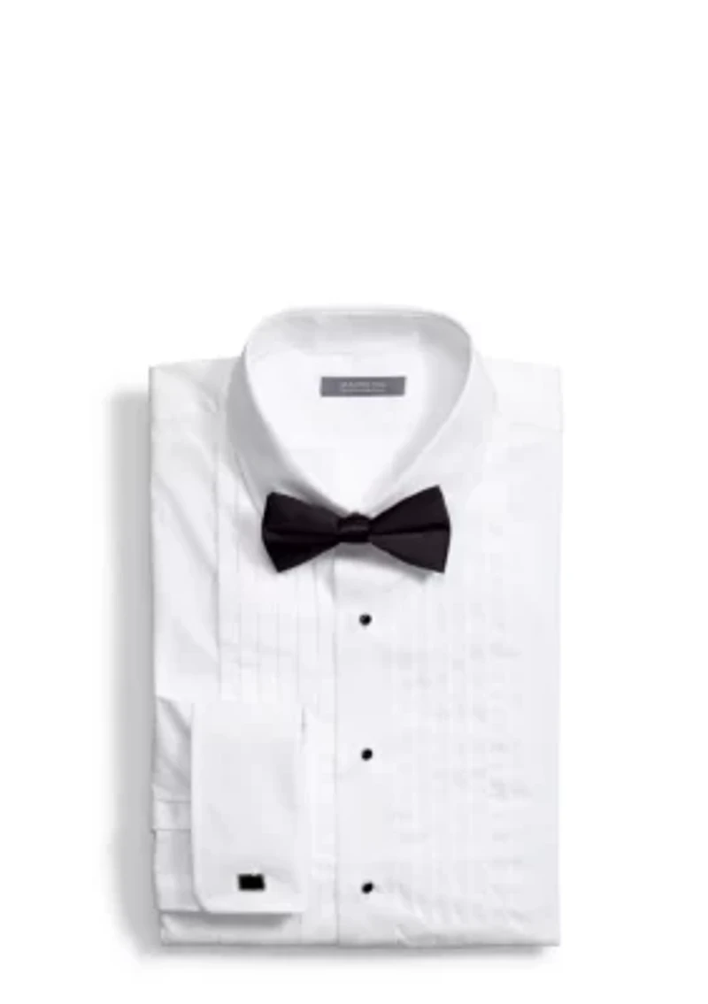 Classic Fit Formal Tuxedo Shirt and Tie Set