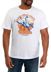 Big & Tall Lone Star Rodeo Graphic T-Shirt