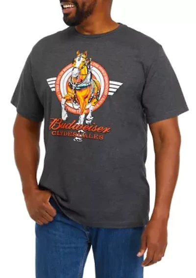 Big & Tall Short Sleeve Budweiser Graphic T-Shirt