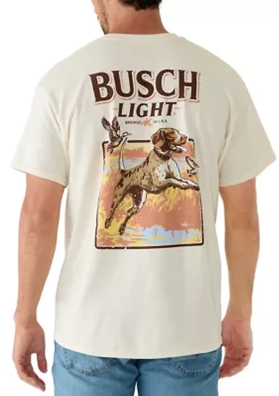 Men's Busch Light Dog Graphic T-Shirt