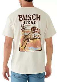 Men's Busch Light Dog Graphic T-Shirt