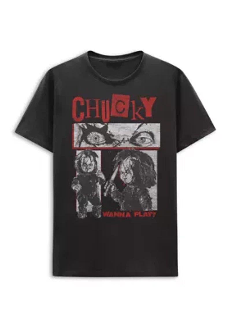 Wanna Play Chucky Graphic T-Shirt