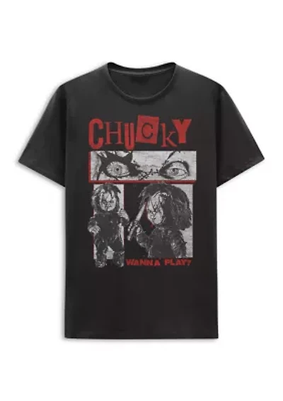 Wanna Play Chucky Graphic T-Shirt