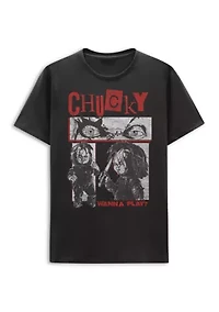 Wanna Play Chucky Graphic T-Shirt