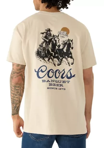 Men's Coors Beer Horse Graphic Shirt