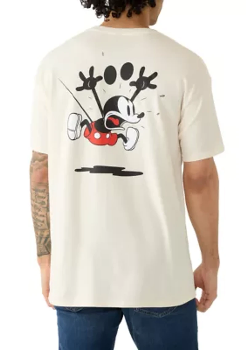 Men's Scared Mickey Graphic Shirt