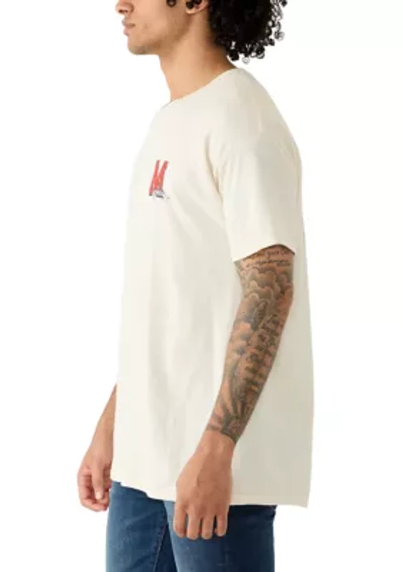 Men's Scared Mickey Graphic Shirt