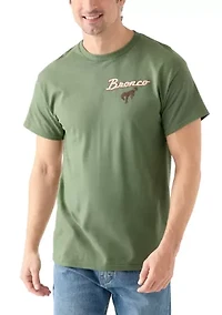Bronco Sketch Graphic Crew Neck T-Shirt