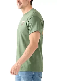 Bronco Sketch Graphic Crew Neck T-Shirt