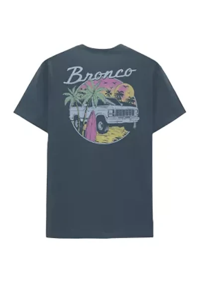 Bronco Palm Tree Graphic T-Shirt