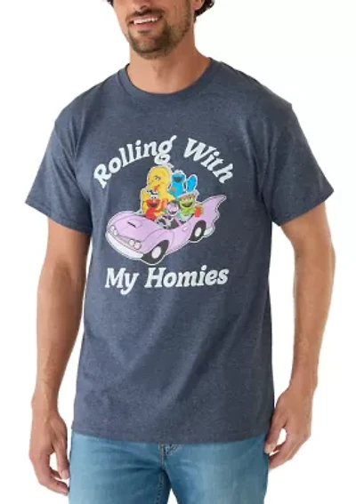 Men's Sesame Street Homies Graphic T-Shirt
