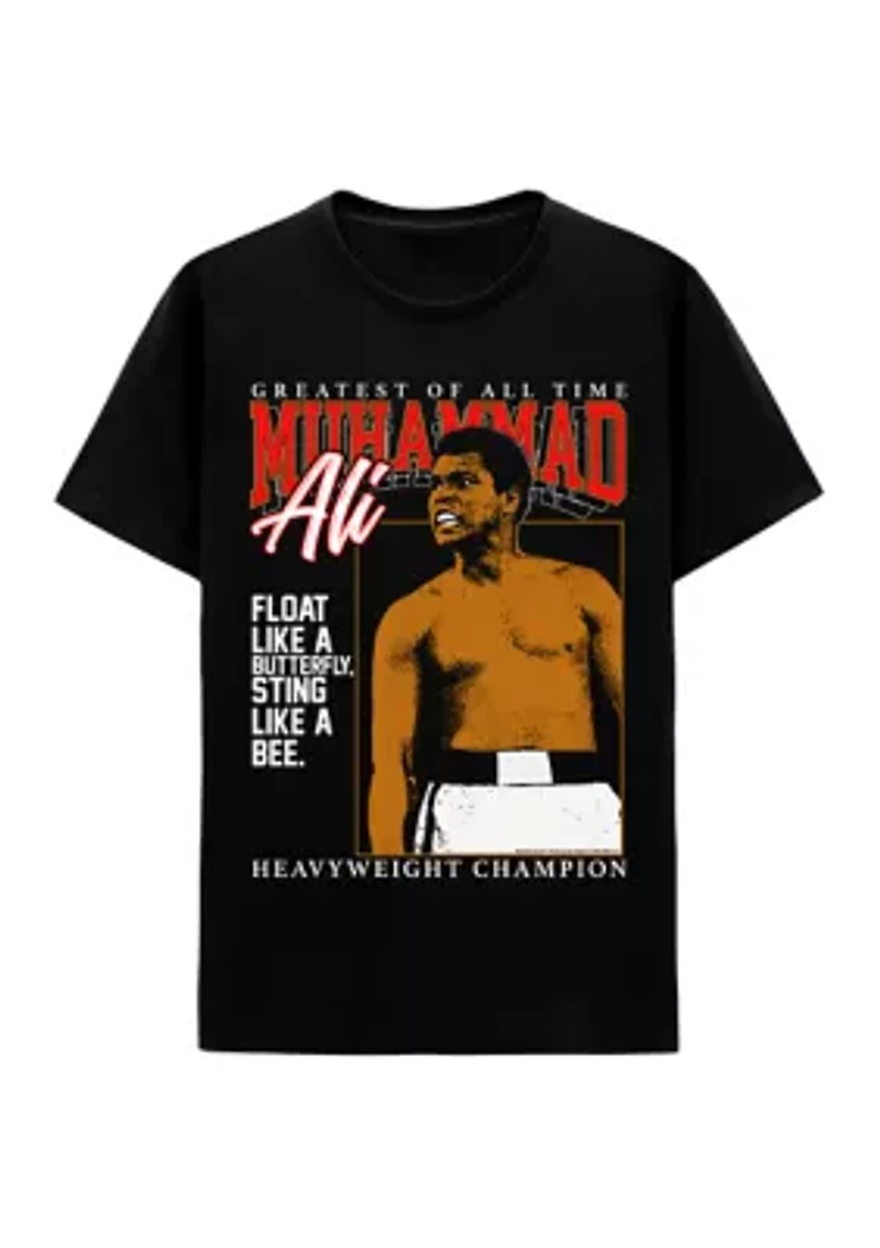 Muhammad Ali Like a Butterfly Graphic T-Shirt