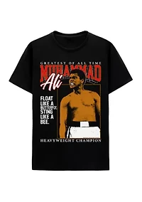 Muhammad Ali Like a Butterfly Graphic T-Shirt
