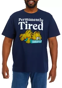 Big & Tall Permanently Tired Graphic T-Shirt