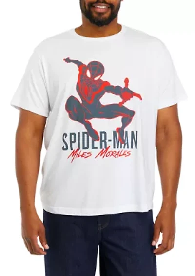 Big & Tall Spider Man Short Sleeve Graphic T-Shirt