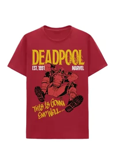 Men's Deadpool Broken Windshield T-Shirt