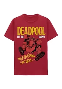 Men's Deadpool Broken Windshield T-Shirt