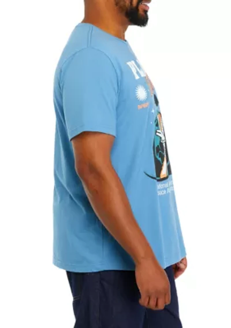 Big & Tall Planet Earth Short Sleeve Graphic T-Shirt