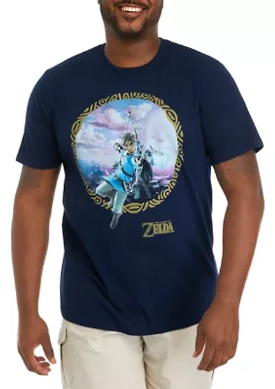 Big & Tall Zelda Link Graphic T-Shirt