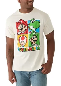 Men's Super Mario Crew Graphic T-Shirt