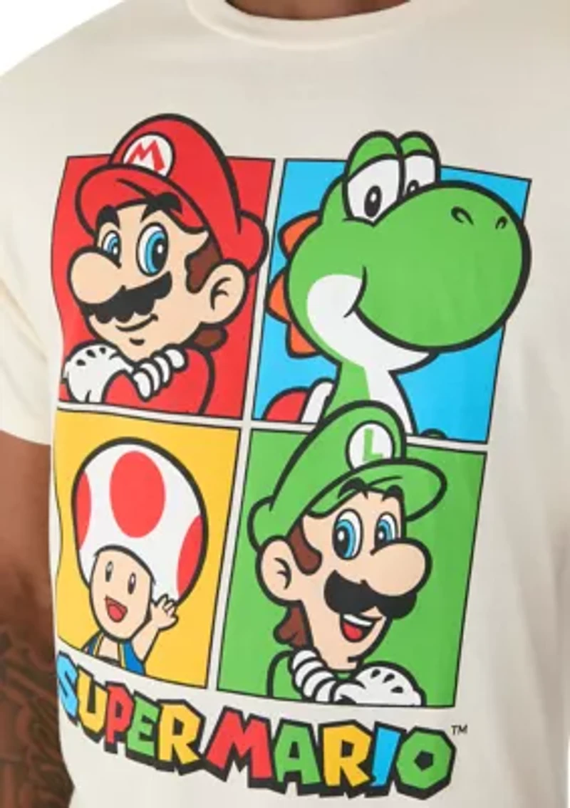 Men's Super Mario Crew Graphic T-Shirt