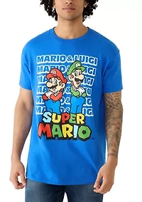 Men's Standing Mario Graphic Shirt