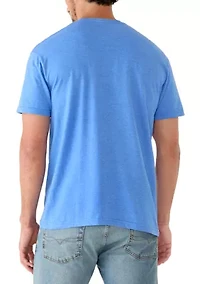 Men's Peanuts Flag Graphic T-Shirt