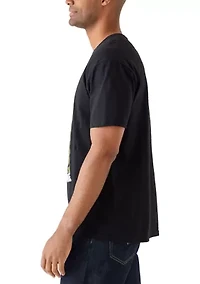 Men's Snoopy Camo Graphic T-Shirt