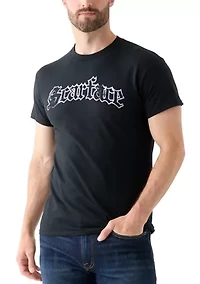 Scarface Metallic Logo Graphic T-Shirt