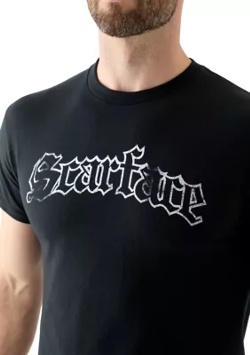 Scarface Metallic Logo Graphic T-Shirt