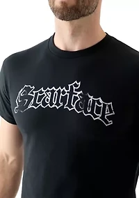 Scarface Metallic Logo Graphic T-Shirt