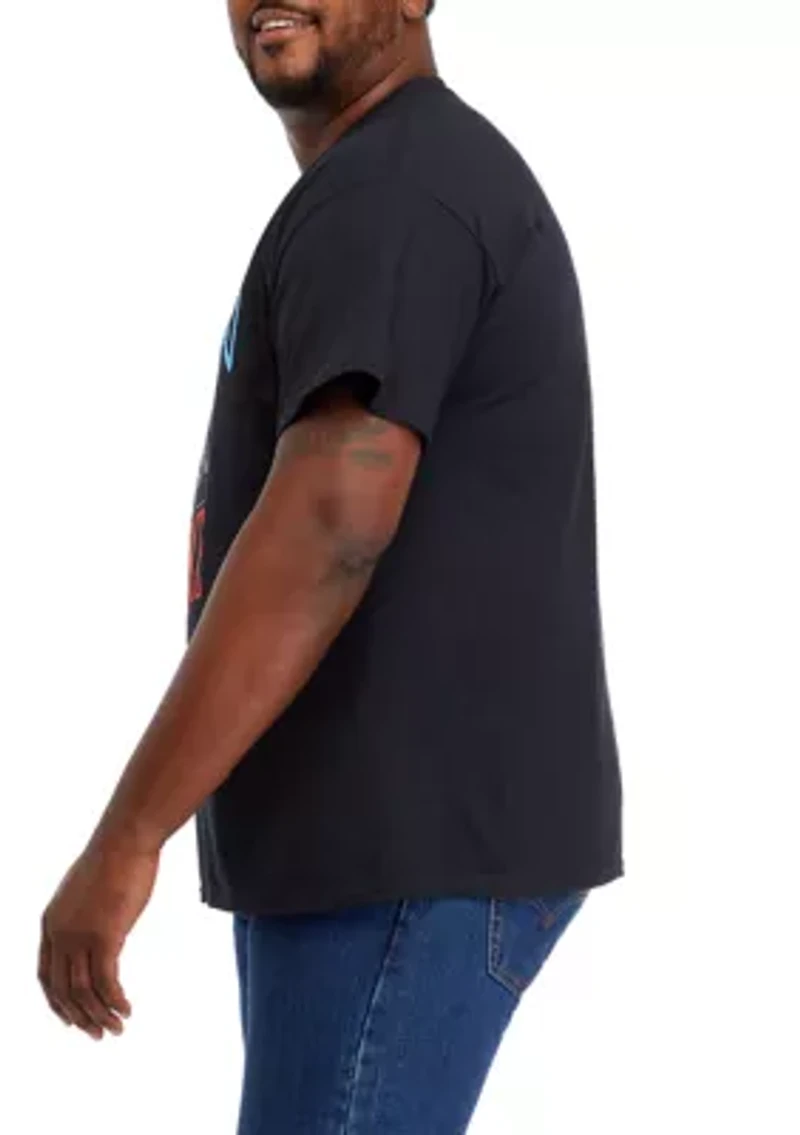Big & Tall Short Sleeve The World is Yours Scarface Graphic T-Shirt