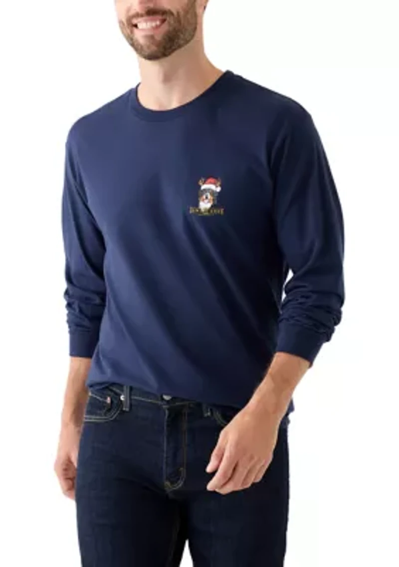 Men's Reindog Long Sleeve Graphic Shirt