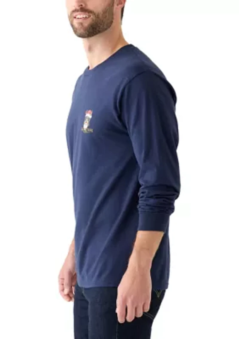 Men's Reindog Long Sleeve Graphic Shirt