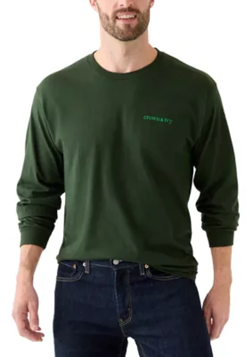 Reindeer Christmas Lights Graphic Shirt