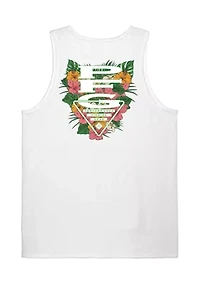 Men's Performance Fishing Gear Floral Graphic Tank Top