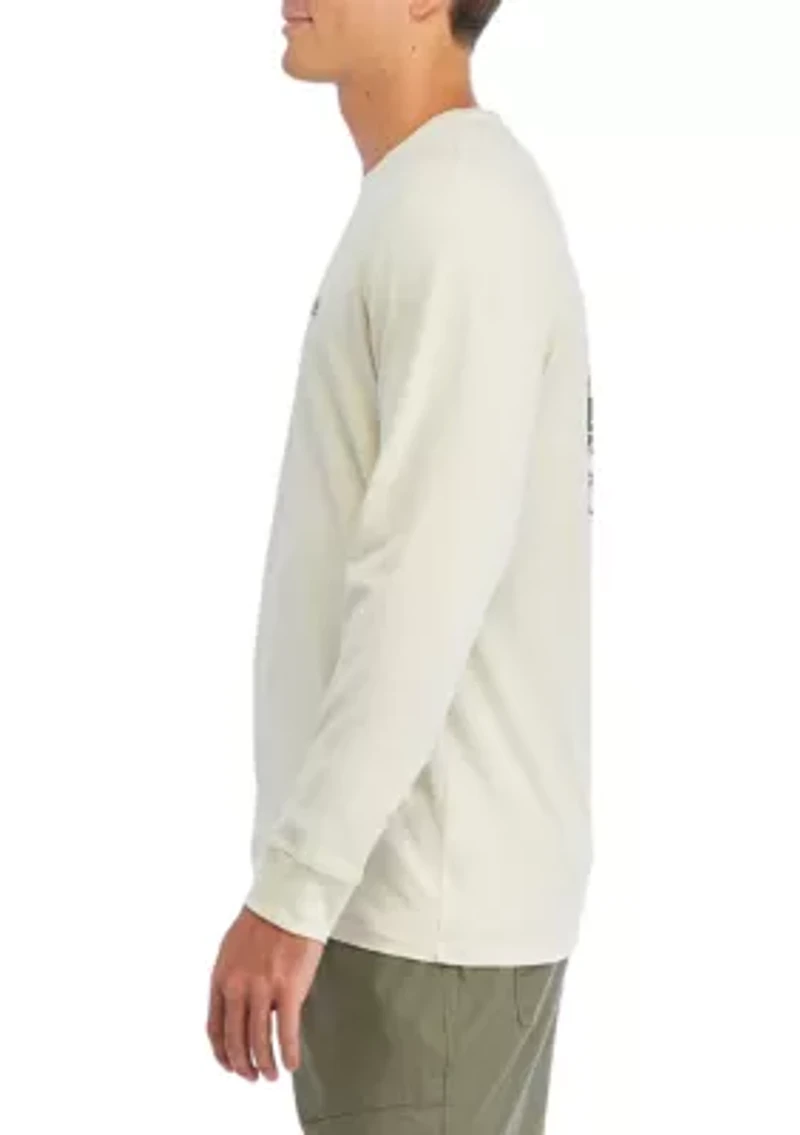 Long Sleeve Gobble Graphic T-Shirt